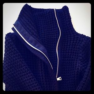 GAP Moto-Style Zip Sweater EUC